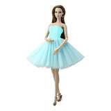 Mini Vestido Para Boneca Barbie Princesa
