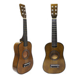 Mini Violão Infantil Acústico Palheta Crianças Aço Brinquedo