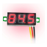 Mini Voltímetro Digital 4-40v Bateria Fonte Usb Computador