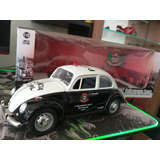 Miniatura 1/18 Fusca Policia Civil São