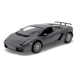 Miniatura 1:24 Lamborghini Gallardo Superleggera Motormax Cor Cinza