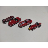 Miniatura 1:72 Schuco Lote 4 Carros De Corrida Da Maserati