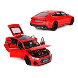 Miniatura Audi Rs7 Som/led Escala 1/24