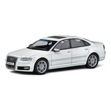 Miniatura Audi S8 D3 2010 Branco 1:43 Solido