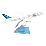 Miniatura Avião Boeing 747 New Zealand Airlines Tamanho 16cm