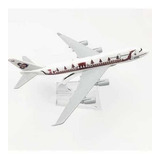 Miniatura Avião Boeing 747 Thai Dragon Airlines Tamanho 16cm