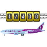 Miniatura Avião Boeing 777-200lr Qatar Copa 1/400 Phoenix