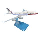 Miniatura Avião Boieng 747 Coreia Do Sul Metal 16cm
