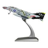 Miniatura Avião Caça F-4 Phantom Ii Jolly Rogers 1:100