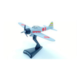 Miniatura Avião Caça Mitsubishi A6m2 Zero Japão Escala 1:97