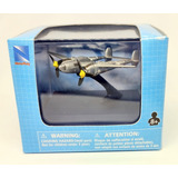 Miniatura Aviao Combate Segunda Guerra Caixa Acrilico Metal