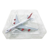 Miniatura Avião Comercial Boeing Virgin Atlantic 747-4 1/400