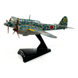 Miniatura Avião De Combate Kawasaki Ki-45 - Del Prado Cor Camuflado