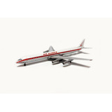 Miniatura Avião Douglas Dc-8-63 Air Algerie 1:400 Data Plate