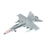 Miniatura Avião F/a-18c Hornet 1/72 Easy Model Af 37118 Cor Prateado