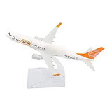 Miniatura Avião Gol Boeing 737 Aeronave Comercial Em Metal