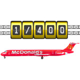 Miniatura Avião Md83 Crossair Mcdonalds Hb-iuh 1/400 Phoenix