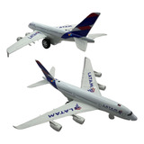 Miniatura Aviao Metal Boeing Airbus Varios Modelos 18 X20 Cm