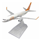 Miniatura Avião Metal Brasil Gol Airlines Boeing 737 16cm