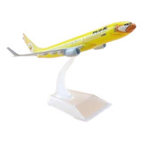 Miniatura Avião Tailândia Airlines Nok Boeing 737 Metal