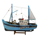 Miniatura Barco Navio Caravela Madeira Enfeite Decorativo 29