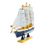 Miniatura Barco Navio De Madeira Veleiro
