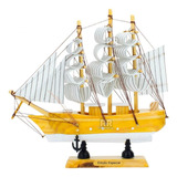 Miniatura Barco Navio Veleiro Madeira Casco