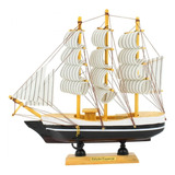 Miniatura Barco Navio Veleiro Madeira Casco
