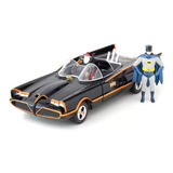 Miniatura Batmóvel Do Batman Clássico Série De Tv Jada 1/24