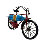 Miniatura Bicicleta Retro Metal Artesanal Rústico