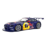 Miniatura Bmw Z4 Coupe Red Bul Silverstone 2007 1:18 Autoart Cor Azul