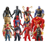 Miniatura Bonecos Marvel Vingadores/dc