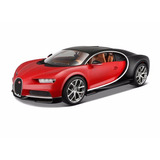 Miniatura Bugatti Chiron 2016 Vermelho 1:18