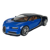 Miniatura Bugatti Chiron Azul 1:18 Bburago