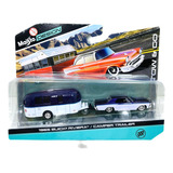 Miniatura Buick Riviera Camper 1965 Tow E Go Maisto 1/64
