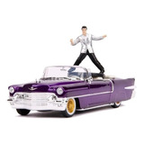 Miniatura Cadillac Eldorado Elvis C/ Boneco Jada 1/24