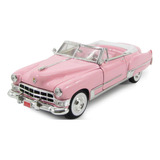 Miniatura Cadillac Elvis Presley 1955 Rosa