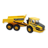 Miniatura Caminhão Caçamba Articulado Volvo A25g Escala 1/53