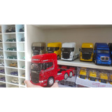 Miniatura Caminhão Cavalo Scania Trucada Metal Coleção 1/32