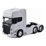 Miniatura Caminhão Cavalo Scania V8 R730 1:32 Welly Branco