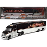 Miniatura Caminhão Harley Davidson Haulers Maisto 1/64