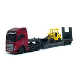 Miniatura Caminhão Prancha Volvo Fh16 +