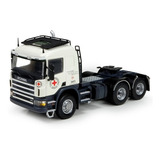 Miniatura Caminhão Scania P4 360 Cruz Vermelha 6×4 Tekno.