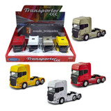 Miniatura Caminhão Scania V8 R730 Trucado 1/32 Caixa Fechada