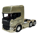 Miniatura Caminhão Scania V8 Trucado 1/64 Carrinhos Coleção