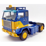 Miniatura Caminhão Volvo F88 Asg 1965 1:18 Kk Scale Azul