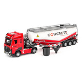 Miniatura Carreta Concreto Tipo Mercedes Metal Escala 1:50 