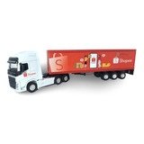 Miniatura Carreta Personalizada Welly Volvo Scania Man 1/64