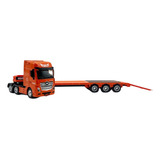 Miniatura Carreta Prancha Metal Escala 1:50 (tipo Mercedes) 