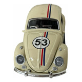 Miniatura Carrinho Fusca 1956 Clássico Modelo Herbie 1/32